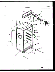 03 - Cabinet Parts parts for Frigidaire Refrigerator FP18TFH4 from AppliancePartsPros.com