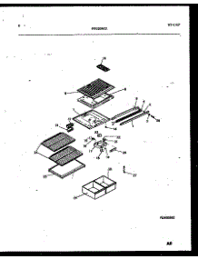 05 - Shelves And Supports parts for Frigidaire Refrigerator FP18TFH4 from AppliancePartsPros.com