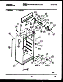 03 - Cabinet Parts parts for Frigidaire Refrigerator FP18TLW4 from AppliancePartsPros.com