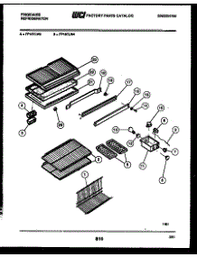 04 - Shelves And Supports parts for Frigidaire Refrigerator FP18TLW4 from AppliancePartsPros.com