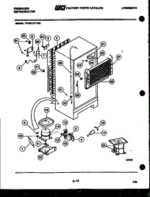 06 - System And Automatic Defrost Parts parts for Frigidaire Refrigerator FPCE19TFA0 from AppliancePartsPros.com