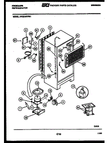06 - System And Automatic Defrost Parts parts for Frigidaire Refrigerator FPCE19TFA1 from AppliancePartsPros.com