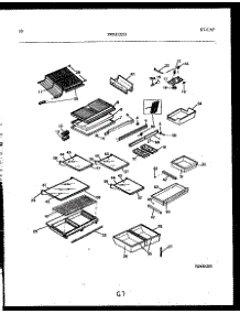 06 - Shelves And Supports parts for Frigidaire Refrigerator FPCE21TPH1 from AppliancePartsPros.com