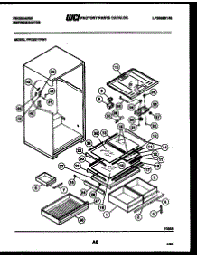 04 - Shelves And Supports parts for Frigidaire Refrigerator FPCE21TFA1 from AppliancePartsPros.com