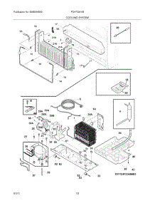 11 - System parts for Frigidaire Refrigerator FGHF2344ME0 from AppliancePartsPros.com