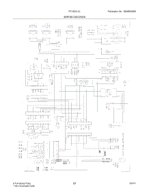 23 - Wiring Diagram parts for Frigidaire Refrigerator FFUS2613LP5 from AppliancePartsPros.com