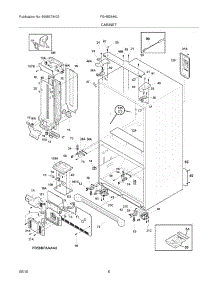 07 - Cabinet parts for Frigidaire Refrigerator FGHB2846LF1 from AppliancePartsPros.com
