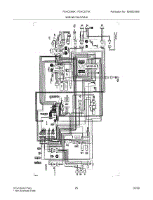 25 - Wiring Diagram parts for Frigidaire Refrigerator FGHC2369KE1 from AppliancePartsPros.com