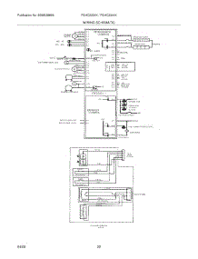 22 - Wiring Schematic parts for Frigidaire Refrigerator FGHC2334KP0 from AppliancePartsPros.com