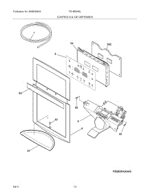 13 - Controls & Ice Dispenser parts for Frigidaire Refrigerator FGHB2846LF5 from AppliancePartsPros.com