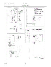 22 - Wiring Diagram parts for Frigidaire Refrigerator FGHB2846LF1 from AppliancePartsPros.com