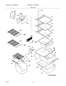 09 - Shelves parts for Frigidaire Refrigerator FGHS2365KF2 from AppliancePartsPros.com