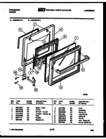 04 - Door Parts parts for Frigidaire Range RS33BFL0 from AppliancePartsPros.com