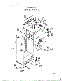 Refrigerator Page 3 parts for Frigidaire Refrigerator 177047A from AppliancePartsPros.com
