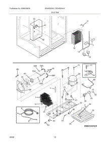 13 - System parts for Frigidaire Refrigerator BGHS2634KP0 from AppliancePartsPros.com