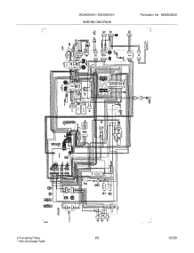 23 - Wiring Diagram parts for Frigidaire Refrigerator BGHS2634KP0 from AppliancePartsPros.com