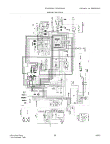 23 - Wiring Diagram parts for Frigidaire Refrigerator BGHS2634KE2 from AppliancePartsPros.com