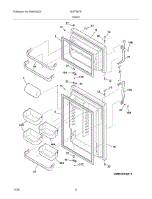 03 - Doors parts for Frigidaire Refrigerator BLRT86TES5 from AppliancePartsPros.com