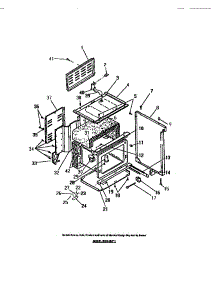 15 - Oven Liner, Side Panels parts for Frigidaire Range RGS35CL1 from AppliancePartsPros.com