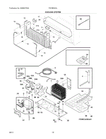 11 - System parts for Frigidaire Refrigerator FGHB2844LF6 from AppliancePartsPros.com
