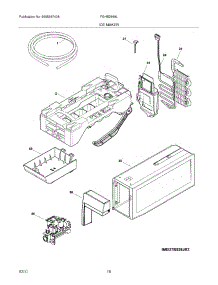 17 - Ice Maker parts for Frigidaire Refrigerator FGHB2869LP4 from AppliancePartsPros.com