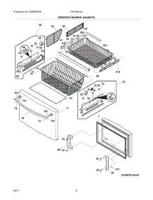 03 - Freezer Drawer-Basket parts for Frigidaire Refrigerator FGHN2844LM4 from AppliancePartsPros.com