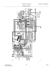 25 - Wiring Diagram parts for Frigidaire Refrigerator FGHS2334KB3 from AppliancePartsPros.com