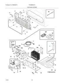 11 - System parts for Frigidaire Refrigerator FGHB2869LF3 from AppliancePartsPros.com
