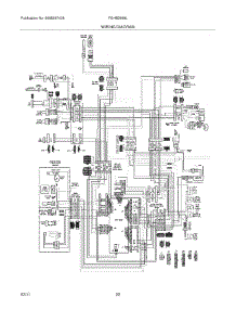 22 - Wiring Diagram Pg 3 parts for Frigidaire Refrigerator FGHB2869LE4 from AppliancePartsPros.com