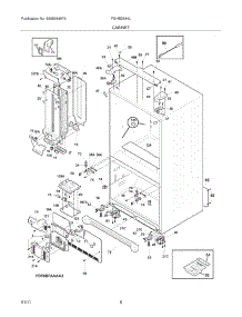 07 - Cabinet parts for Frigidaire Refrigerator FGHB2844LF5 from AppliancePartsPros.com