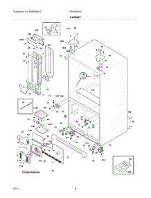 07 - Cabinet parts for Frigidaire Refrigerator FGHN2844LF3 from AppliancePartsPros.com