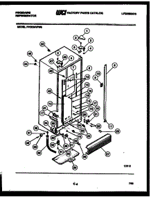 04 - Cabinet Parts parts for Frigidaire Refrigerator FPCE24VFW0 from AppliancePartsPros.com