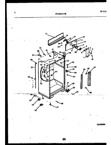 03 - Cabinet Parts parts for Frigidaire Refrigerator FPCEB21TISB0 from AppliancePartsPros.com