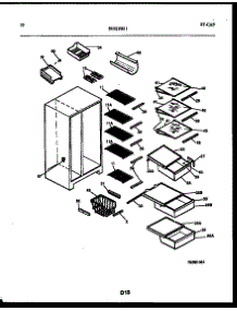 06 - Shelves And Supports parts for Frigidaire Refrigerator FPCE24VPL0 from AppliancePartsPros.com