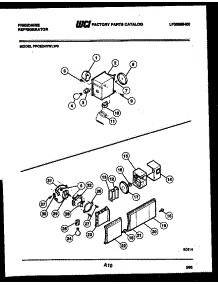 06 - Refrigerator Control Assembly, Damp parts for Frigidaire Refrigerator FPCE24VWLA0 from AppliancePartsPros.com