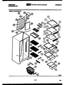 05 - Shelves And Supports parts for Frigidaire Refrigerator FPCE24VWFF0 from AppliancePartsPros.com