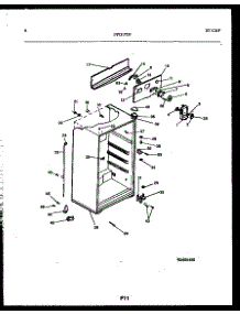 04 - Cabinet Parts parts for Frigidaire Refrigerator FPD17TFH1 from AppliancePartsPros.com