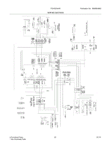 21 - Wiring Diagram parts for Frigidaire Refrigerator FGHG2344MP0 from AppliancePartsPros.com