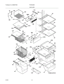 09 - Shelves parts for Frigidaire Refrigerator FGHS2679KE1 from AppliancePartsPros.com