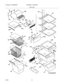 09 - Shelves parts for Frigidaire Refrigerator FGHS2679KE2 from AppliancePartsPros.com
