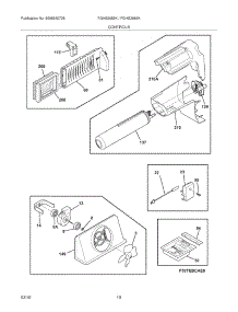 11 - Controls parts for Frigidaire Refrigerator FGHS2655KE2 from AppliancePartsPros.com