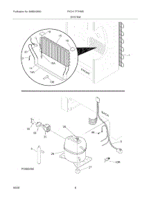 07 - System parts for Frigidaire Freezer FKCH17F7HWB from AppliancePartsPros.com