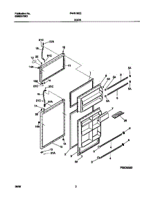 02 - Door parts for Frigidaire Refrigerator F44N18CEW6 from AppliancePartsPros.com