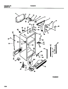 03 - Cabinet W /  Fan Assembly parts for Frigidaire Refrigerator F44Q20CBD0 from AppliancePartsPros.com