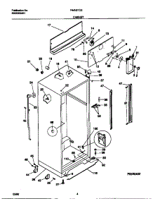 03 - Cabinet parts for Frigidaire Refrigerator F44N21CED0 from AppliancePartsPros.com