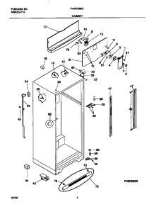 03 - Cabinet parts for Frigidaire Refrigerator F44N18MGW0 from AppliancePartsPros.com