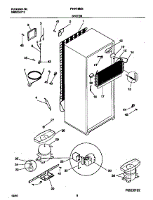 05 - System parts for Frigidaire Refrigerator F44N18MGW0 from AppliancePartsPros.com