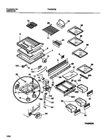 05 - Shelves, Controls, Divider, Mullion parts for Frigidaire Refrigerator F44Q20CBD0 from AppliancePartsPros.com