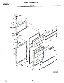 02 - Doors parts for Frigidaire Refrigerator F44N18CED5 from AppliancePartsPros.com
