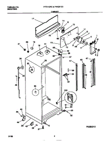 03 - Cabinet parts for Frigidaire Refrigerator F44Q21CCD1 from AppliancePartsPros.com